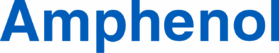 The Amphenol logo features the company name in bold, blue letters on a white background.